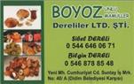 Boyoz Unlu Mamülleri Dereliler Ltd. Şti - Aydın